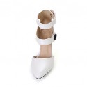 Women's Shoes Stiletto Heel Pointed Toe Pumps/Heels Office & Career/Dress Black/Pink/White