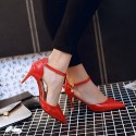 Women's Shoes Stiletto Heel Heels / Pointed Toe / Closed Toe Sandals Dress Pink / Purple / Red / White