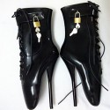 Women's Spring / Fall / Winter Heels / Fashion Boots Leatherette Party & Evening Stiletto Heel Black / White