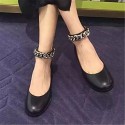 Women's Flats Summer Comfort / Closed Toe PU Casual Flat Heel Others Black