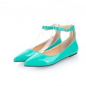 Women's Spring / Summer / Fall Ballerina / Mary Jane Patent Leather Casual Flat Heel Black / Blue / Yellow / Green / Red