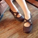 Women's Shoes Flat Heel Comfort / Round Toe Flats Dress / Casual Brown / Yellow / Khaki